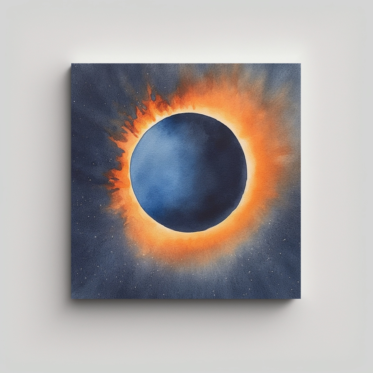CUADRO PATRON INTENSO ESQUEMA PARCIAL DE ECLIPSE 30X30 CM - 1