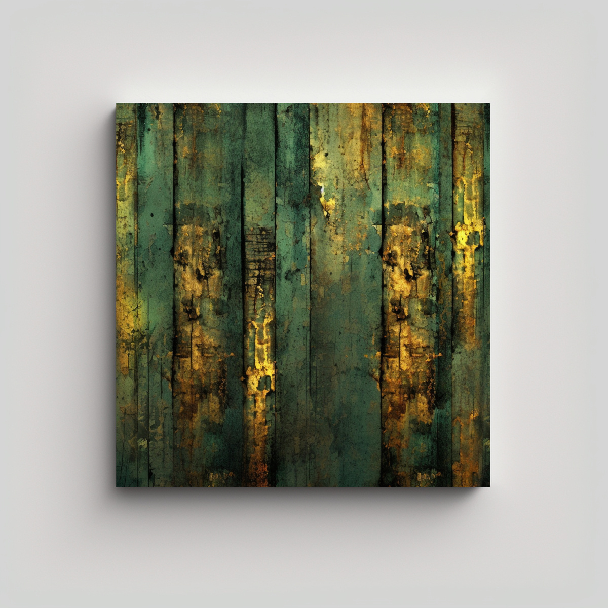 LIENZO DE TELA COMPOSICIÓN TEXTURA DE PILAR 100X100 CM - 1