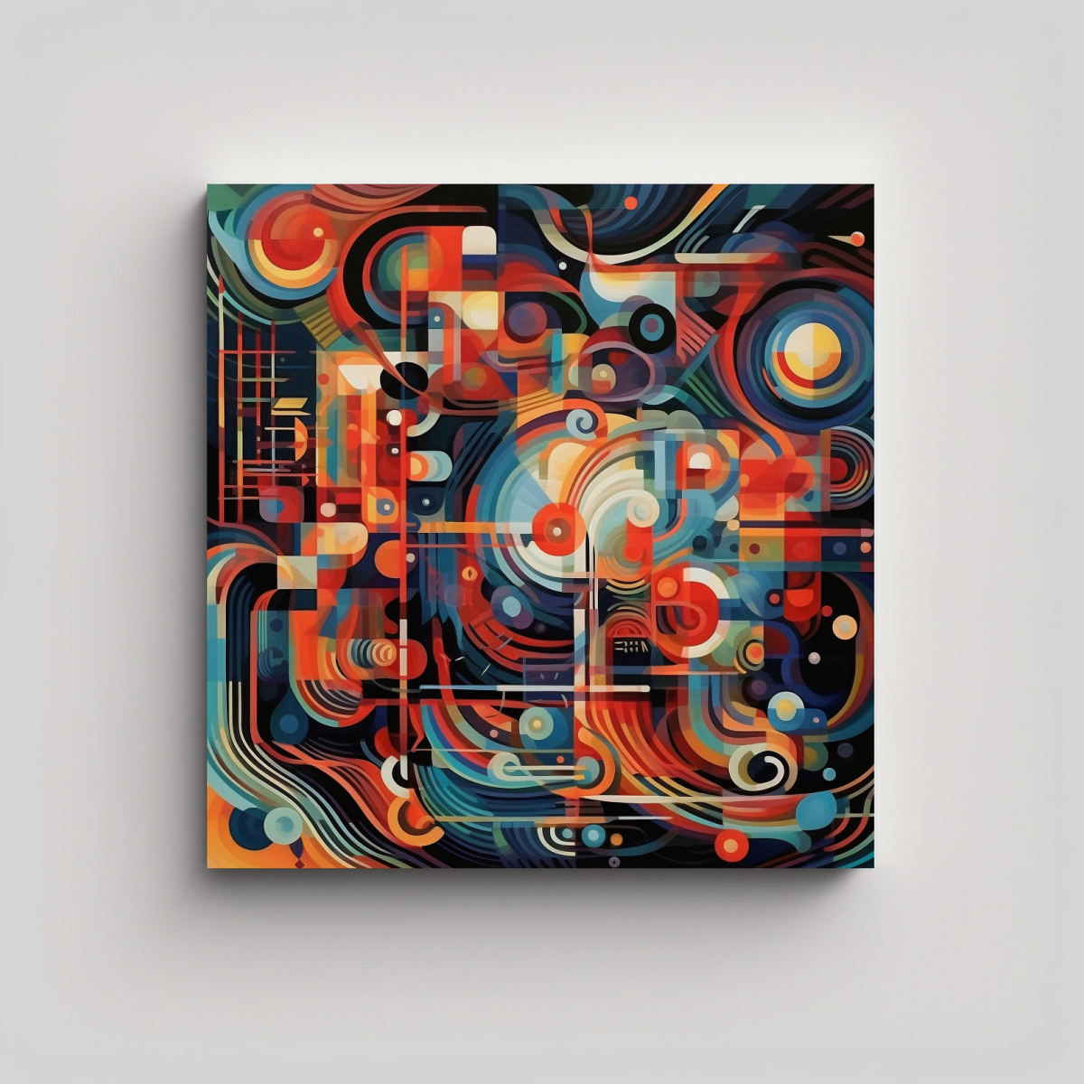 CUADRO VANGUARDIA TEMÁTICA PARADOX PINTA EN UN 20X20 CM - 1