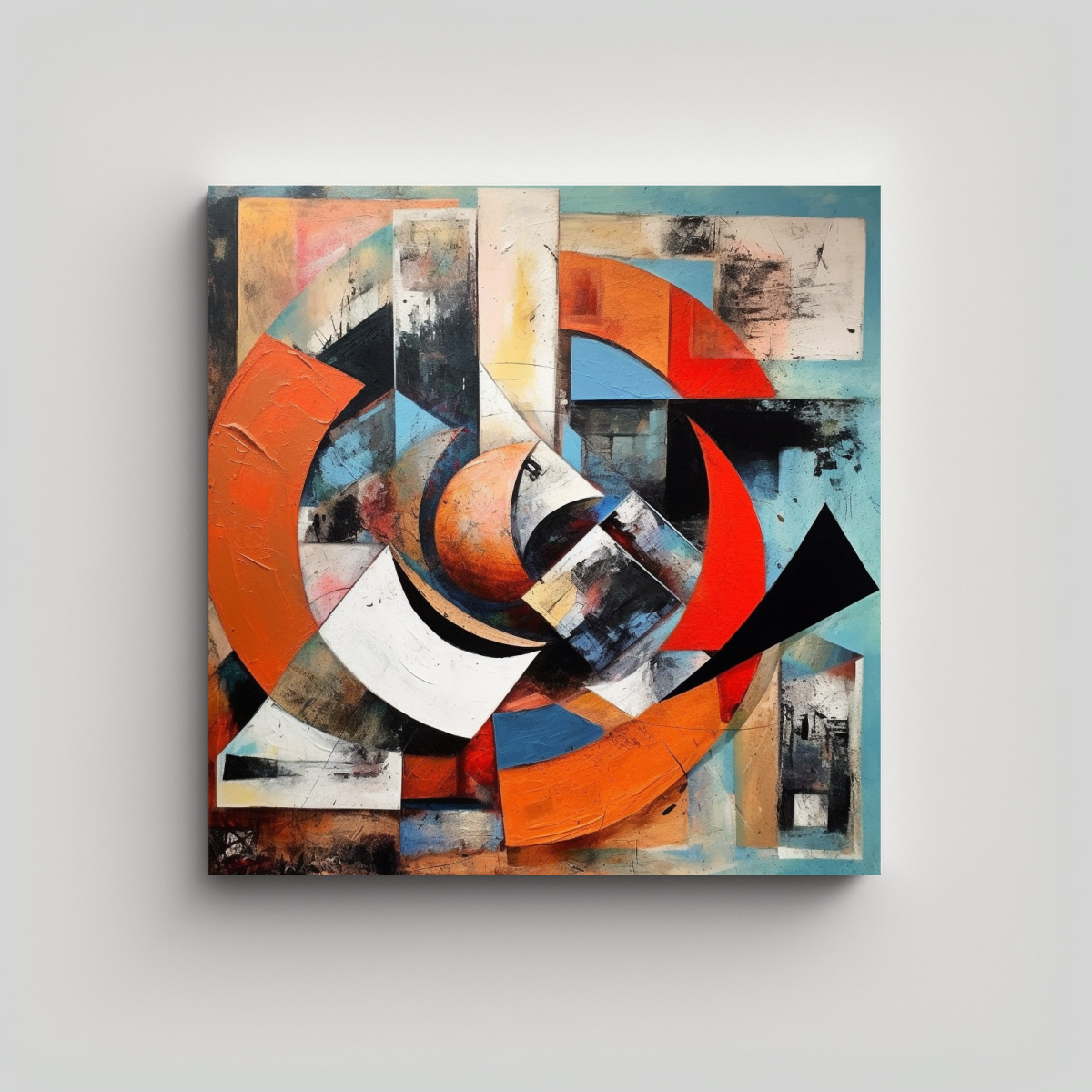 PINTURAS DECORATIVAS DE COMPOSICIÓN EQUILIBRADA 100X100 CM - 1