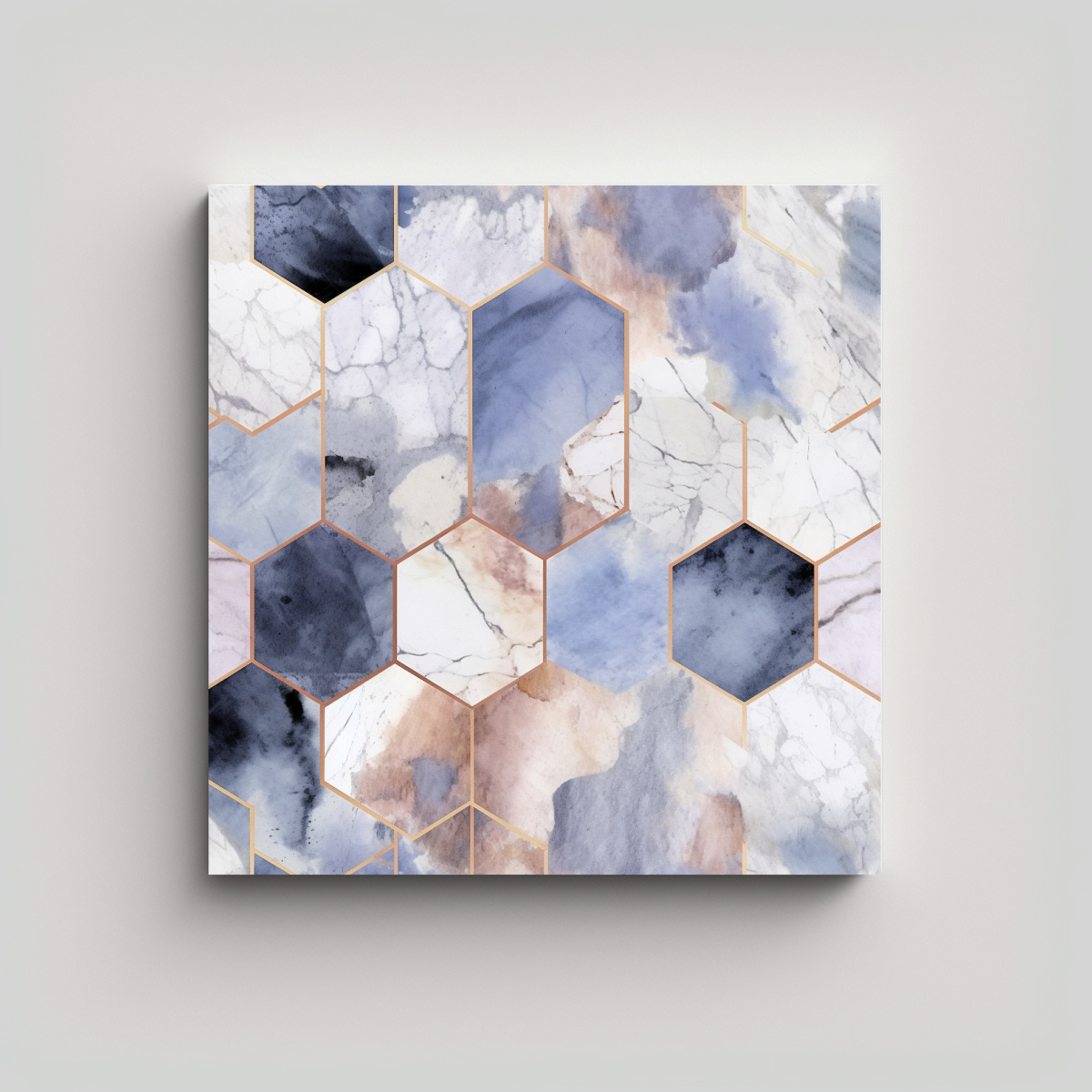 PINTURAS DECORATIVAS DE MÁRMOL ABSTRACTO 20X20 CM - 1