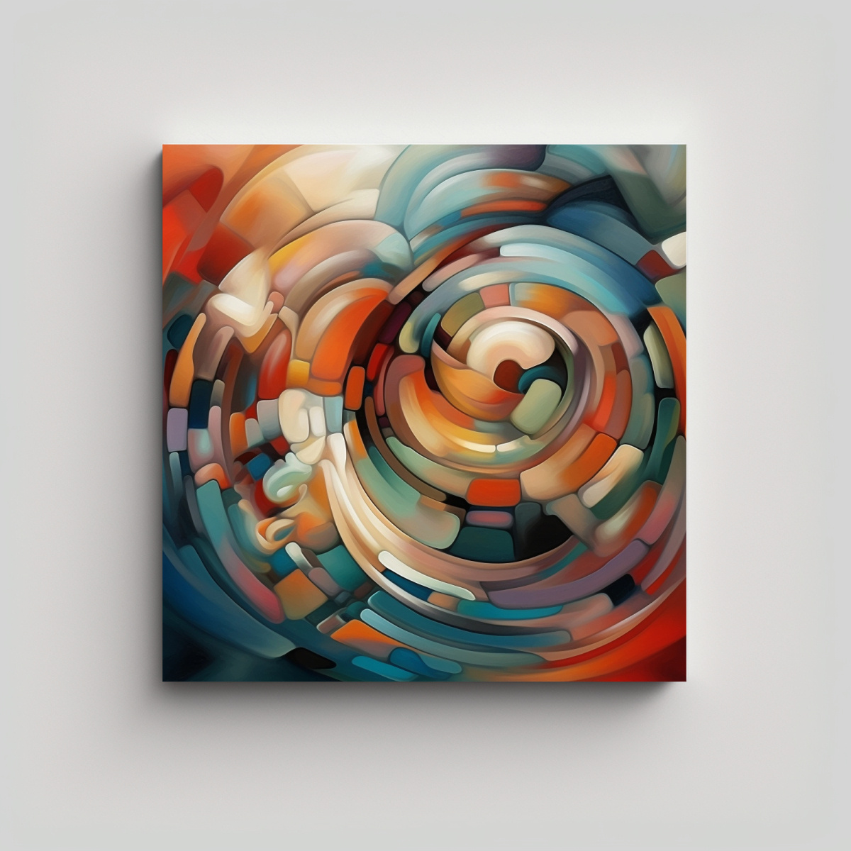 PINTURAS ABSTRACTAS DE BELLEZA NATURAL DE CANVA 60X60 CM - 1