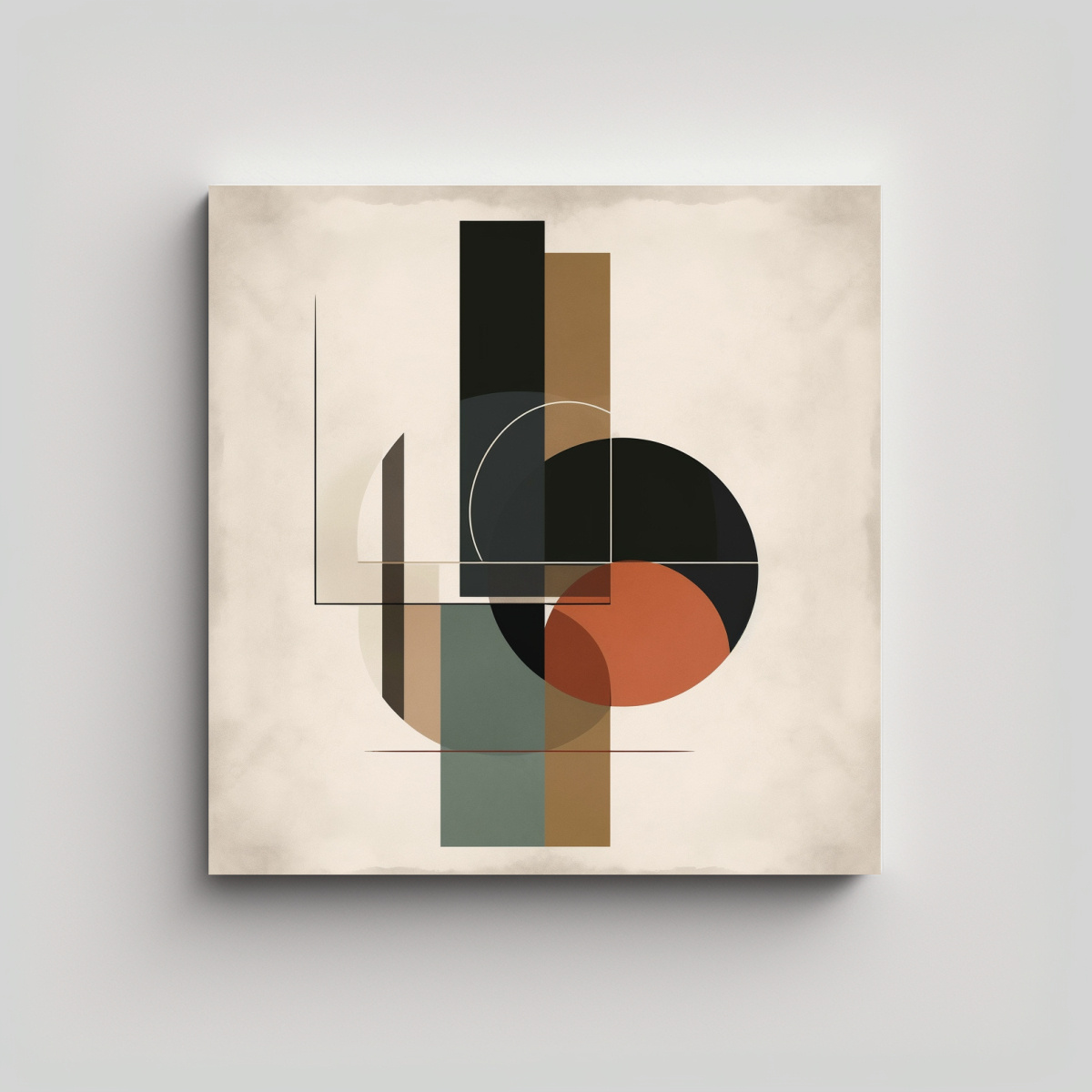 OBRA DE ARTE MINIMALISTA VIDA VALLI CUADRO 100X100 CM - 1