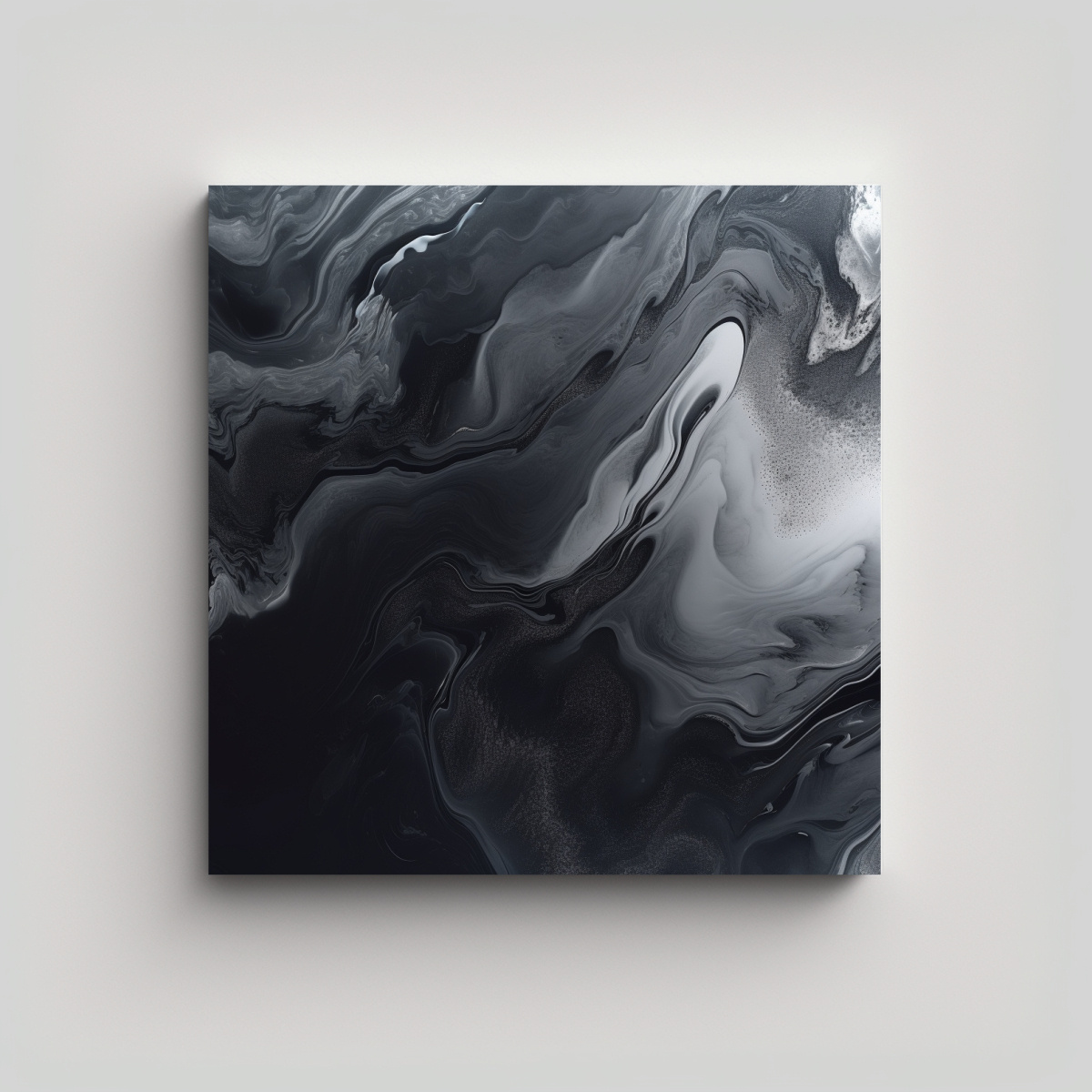 FONDO LÍQUIDO DE MÁRMOL GRIS AHUMADO CON TOQUES 90X90 CM - 1