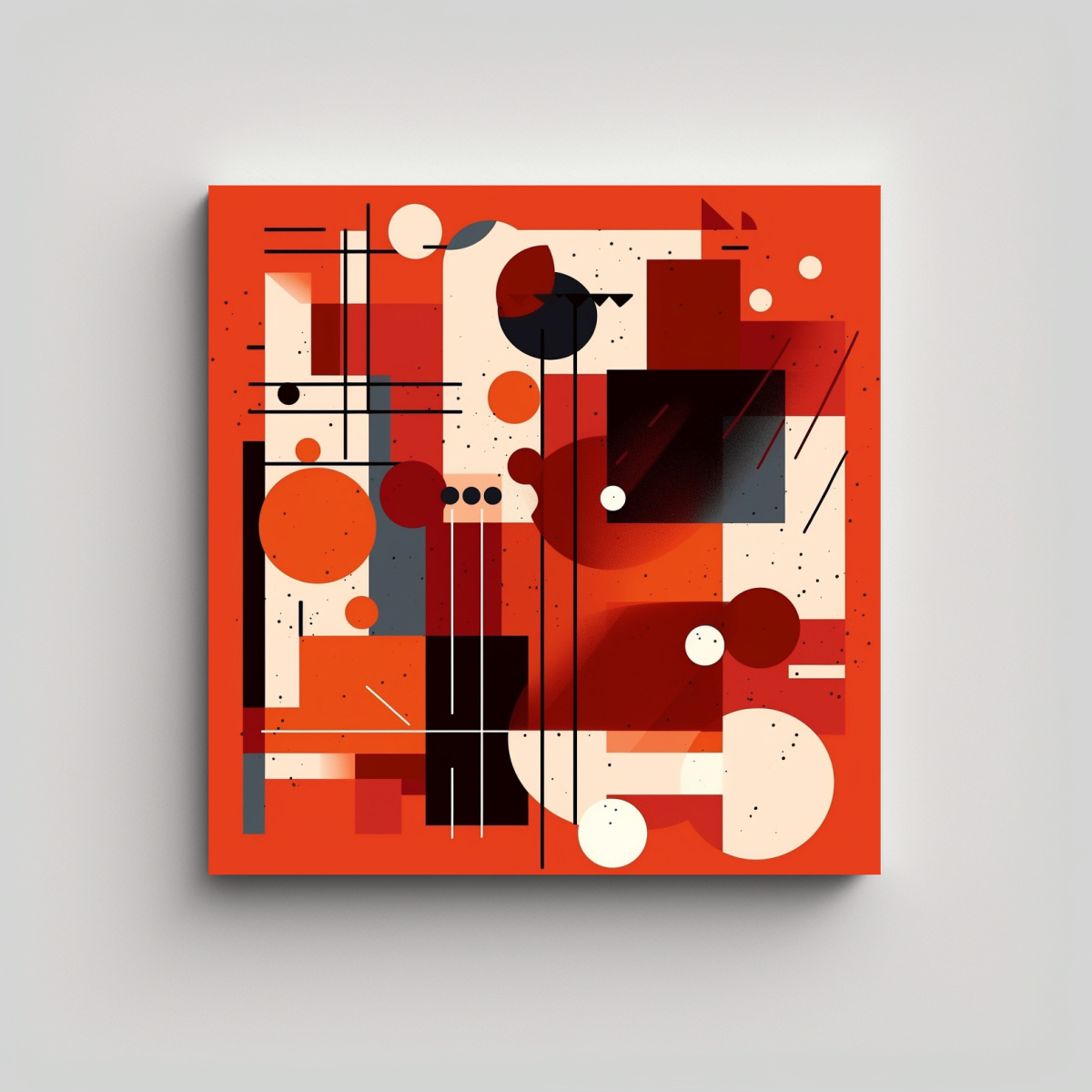CUADRO DECORATIVO DE ESCENA CONCEPTUAL EN BASTIDOR 90X90 CM - 1