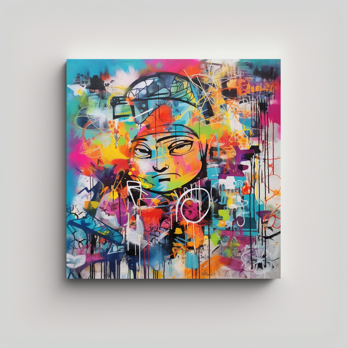 PINTURA CONTEMPORÁNEA DE ALTA CALIDAD CON 80X80 CM - 1