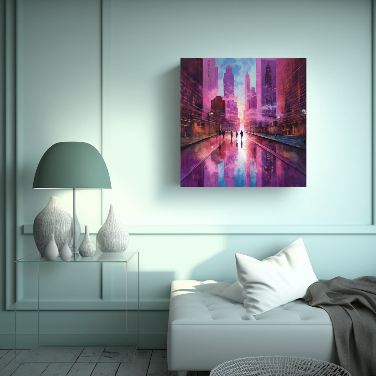 LIENZO DE TELA ESTRELLADOS PARA DECORACIÓN: CREA 30X30 CM - 2