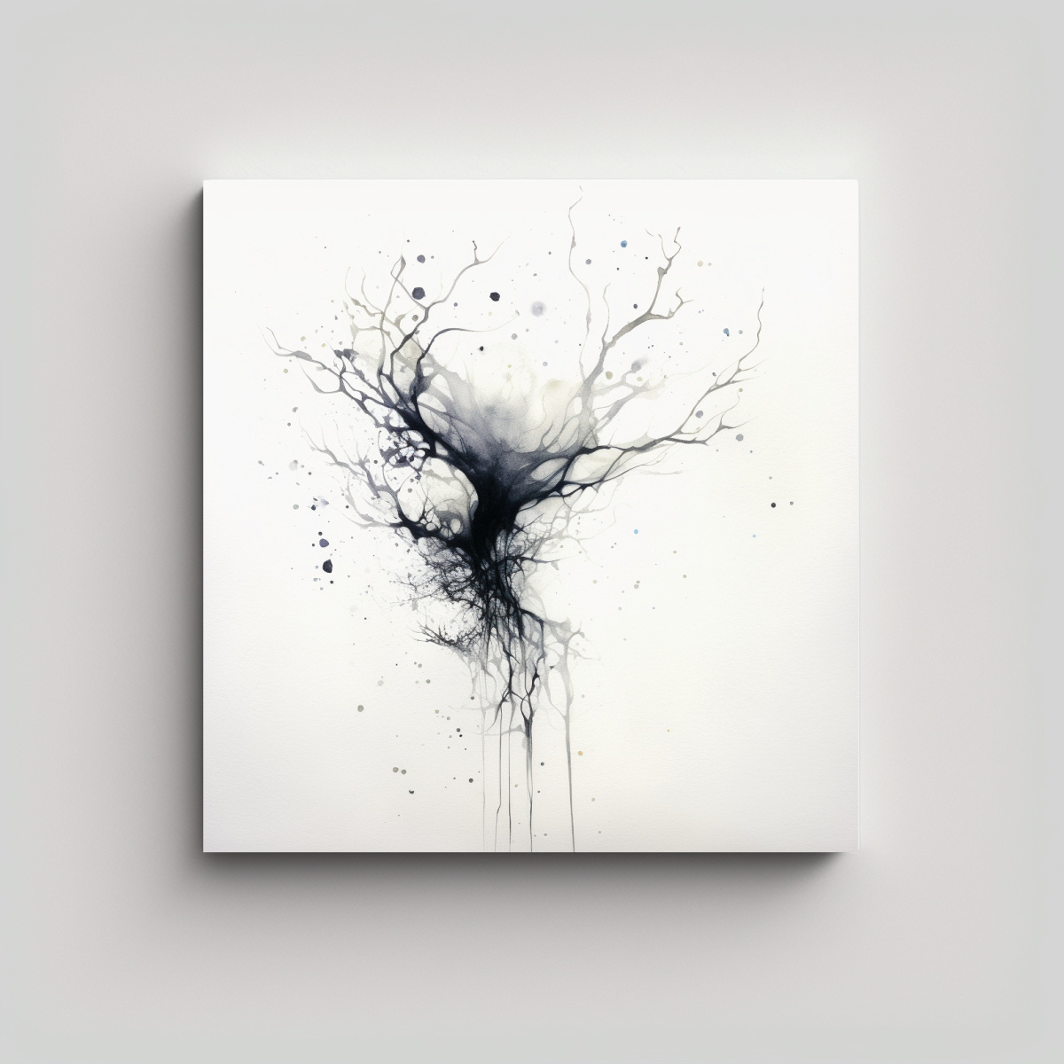 PINTURA DECORATIVA DE LIENZO CON ESTILO 40X40 CM - 1