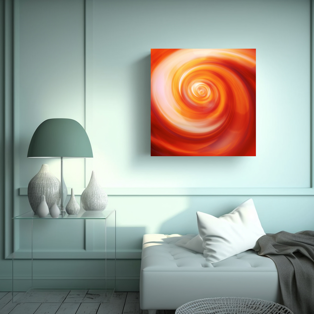PINTURAS DECORATIVAS CON DISEÑO DE CUADRO: 90X90 CM - 2