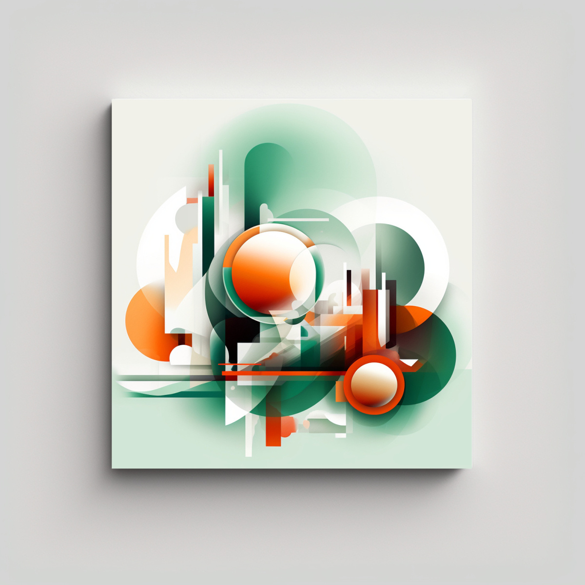 CUADRO VANGUARDIA ABSTRACTA RIQUEZA VISUAL 8K 50X50 CM - 1