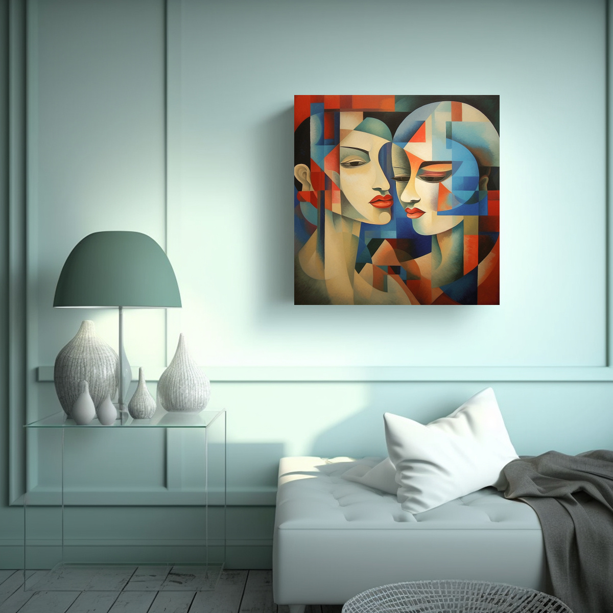 CUADRO IMPRESO ARTE DE PARED ALIYUN 50X50 CM - 2