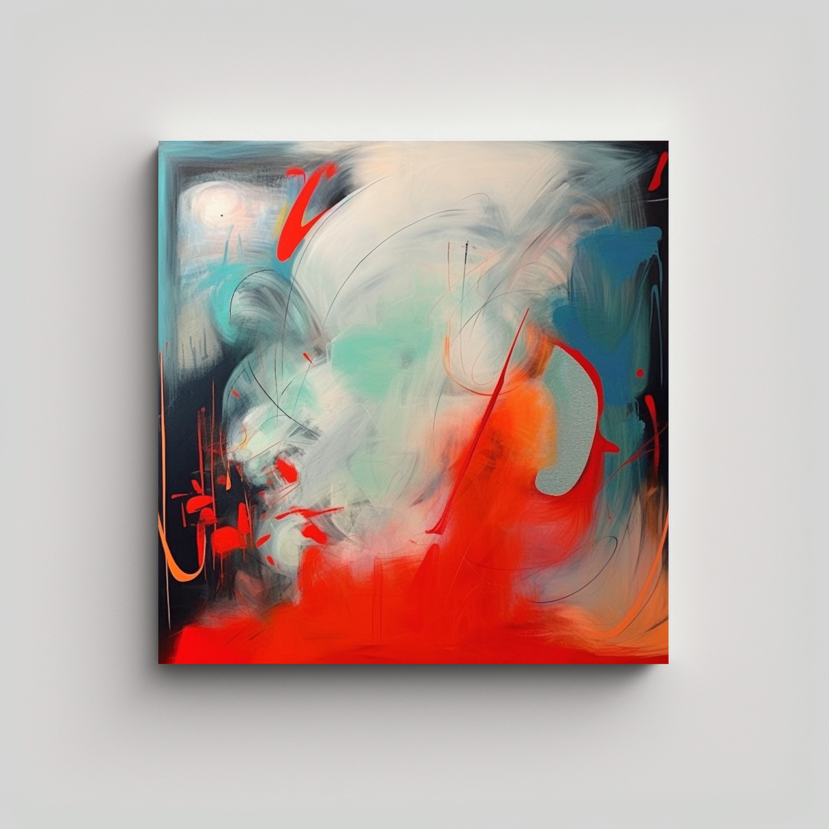 LIENZO TELA ACUARELA SENSIBILIDAD ARTÍSTICA 20X20 CM - 1