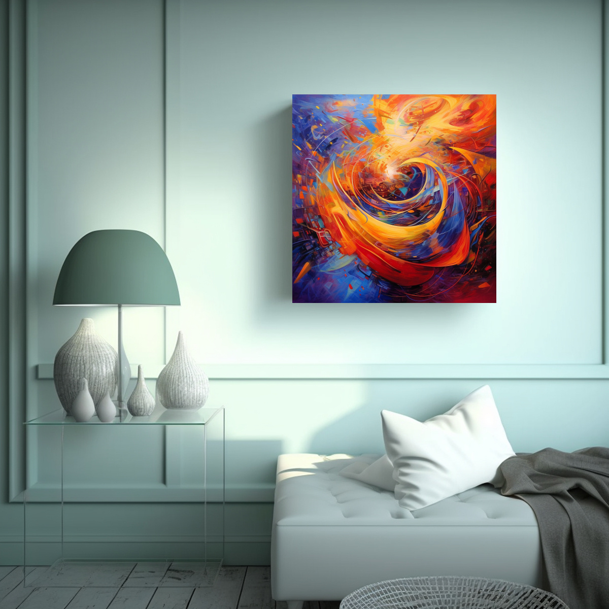 LIENZO PARA DIBUJO DE OFICINA ESTILO QUANTUM 50X50 CM - 2