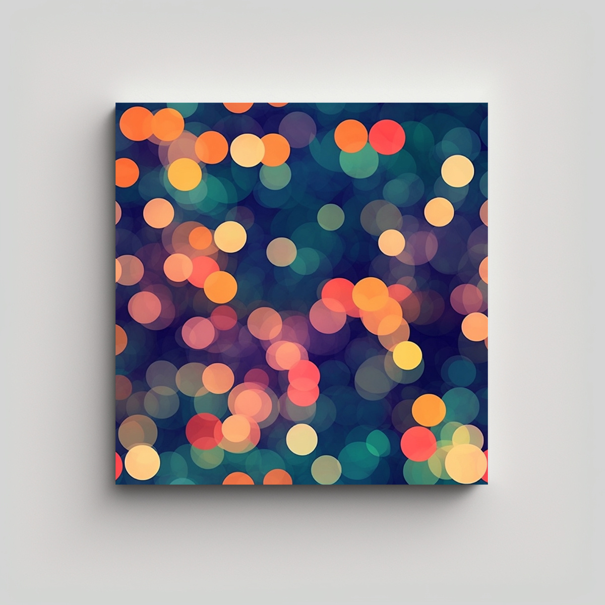 PINTURAS DECORATIVAS DE COMPOSICIÓN ABSTRACCIÓN 40X40 CM - 1