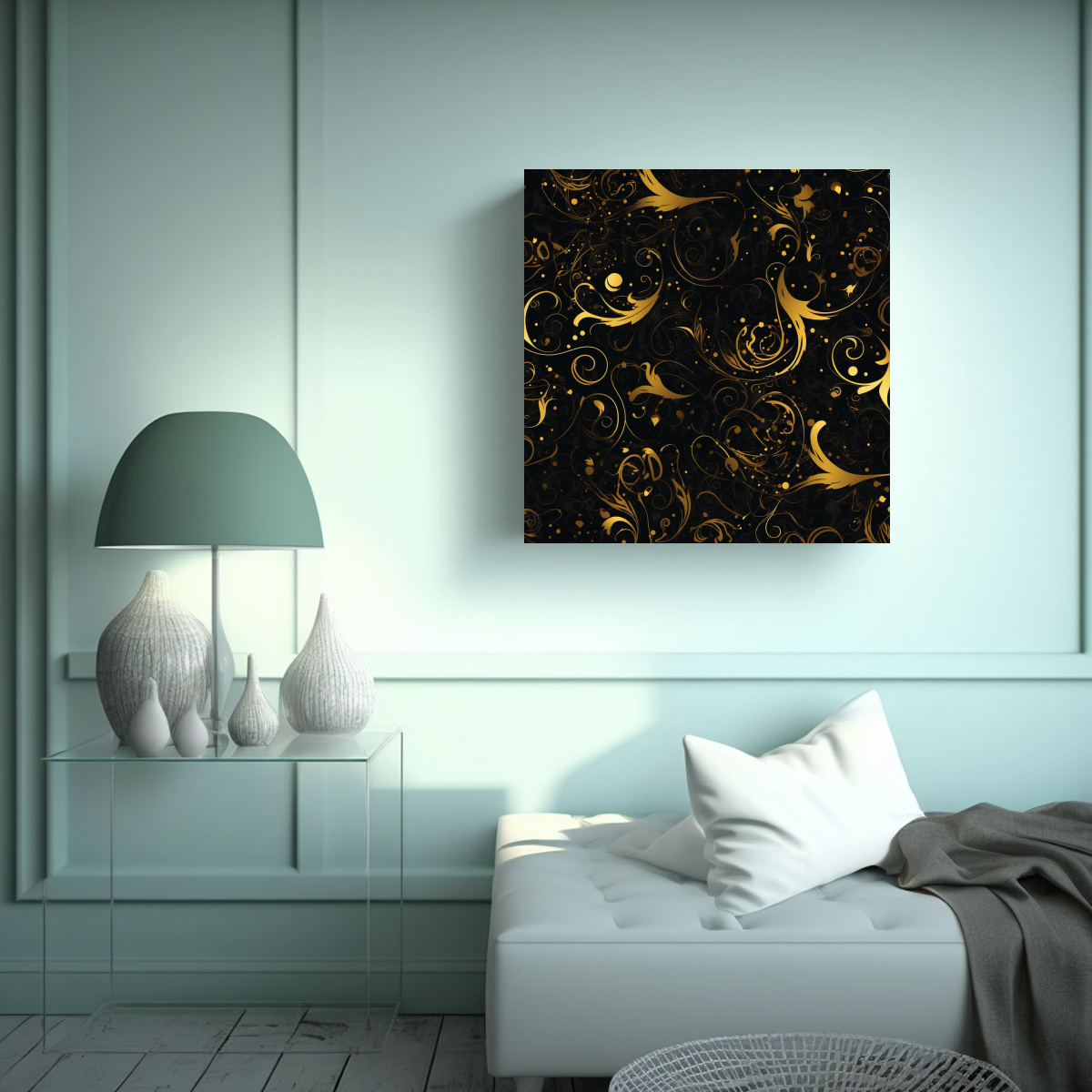 TELA EN BASTIDOR HERMOSO DISEÑO ORIGINAL COMO UN 60X60 CM - 2