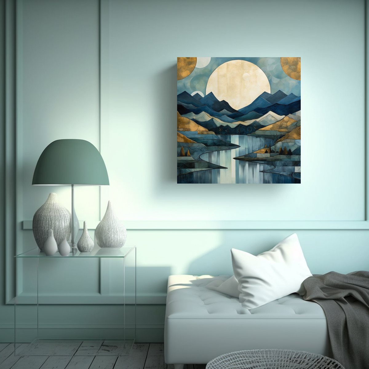 PINTURAS DECORATIVAS ARTE FORMA ARMONIA CON 50X50 CM - 2