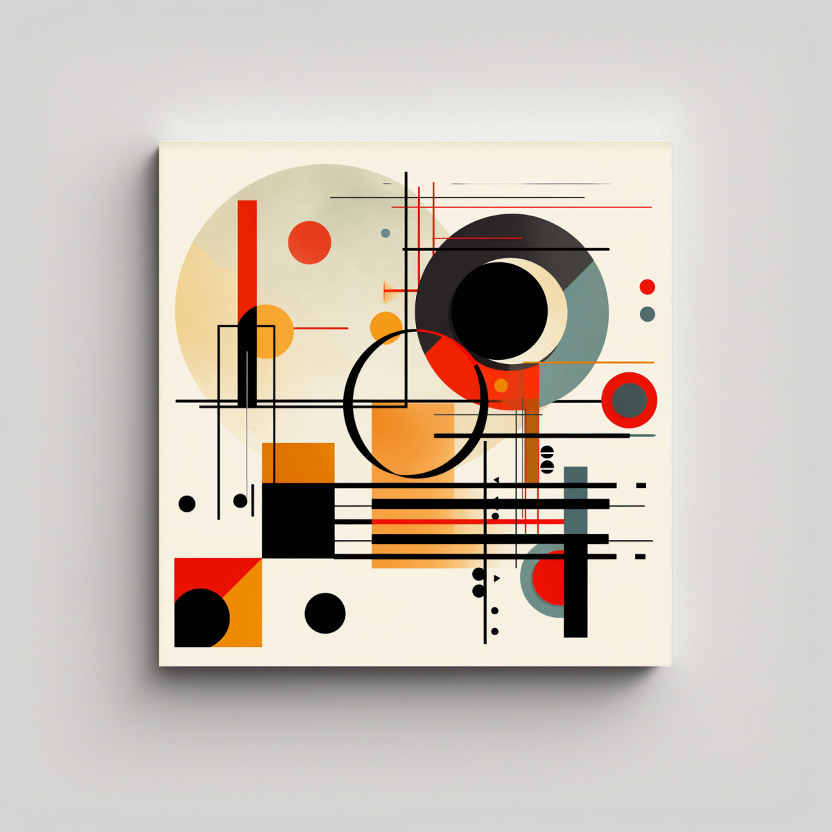 PINTURAS DECORATIVAS DE COMPOSICIÓN CREATIVA 20X20 CM - 1