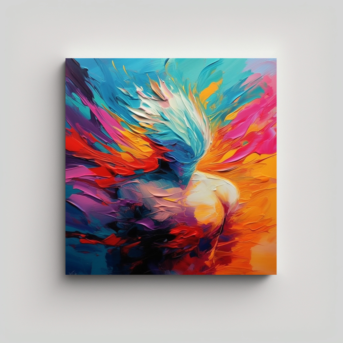TELA EN BASTIDOR INSPIRACIÓN MÁGICA PARA 100X100 CM - 1