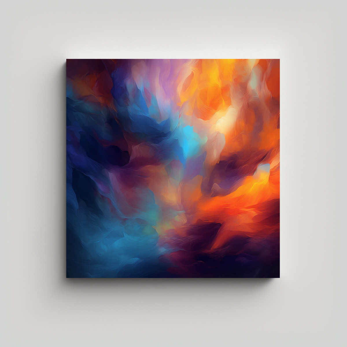 ARTE DECORATIVO DE PERSPECTIVA EN BASTIDOR CON 70X70 CM - 1