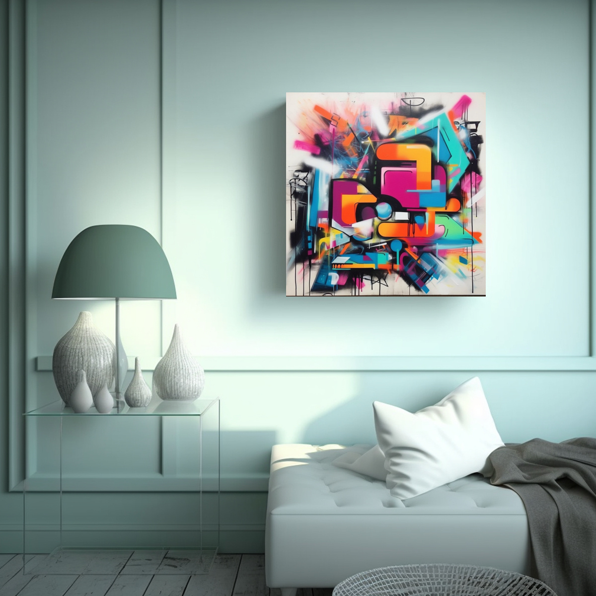 PINTURAS DECORATIVAS DE ALTA RESOLUCIÓN CON 70X70 CM - 2