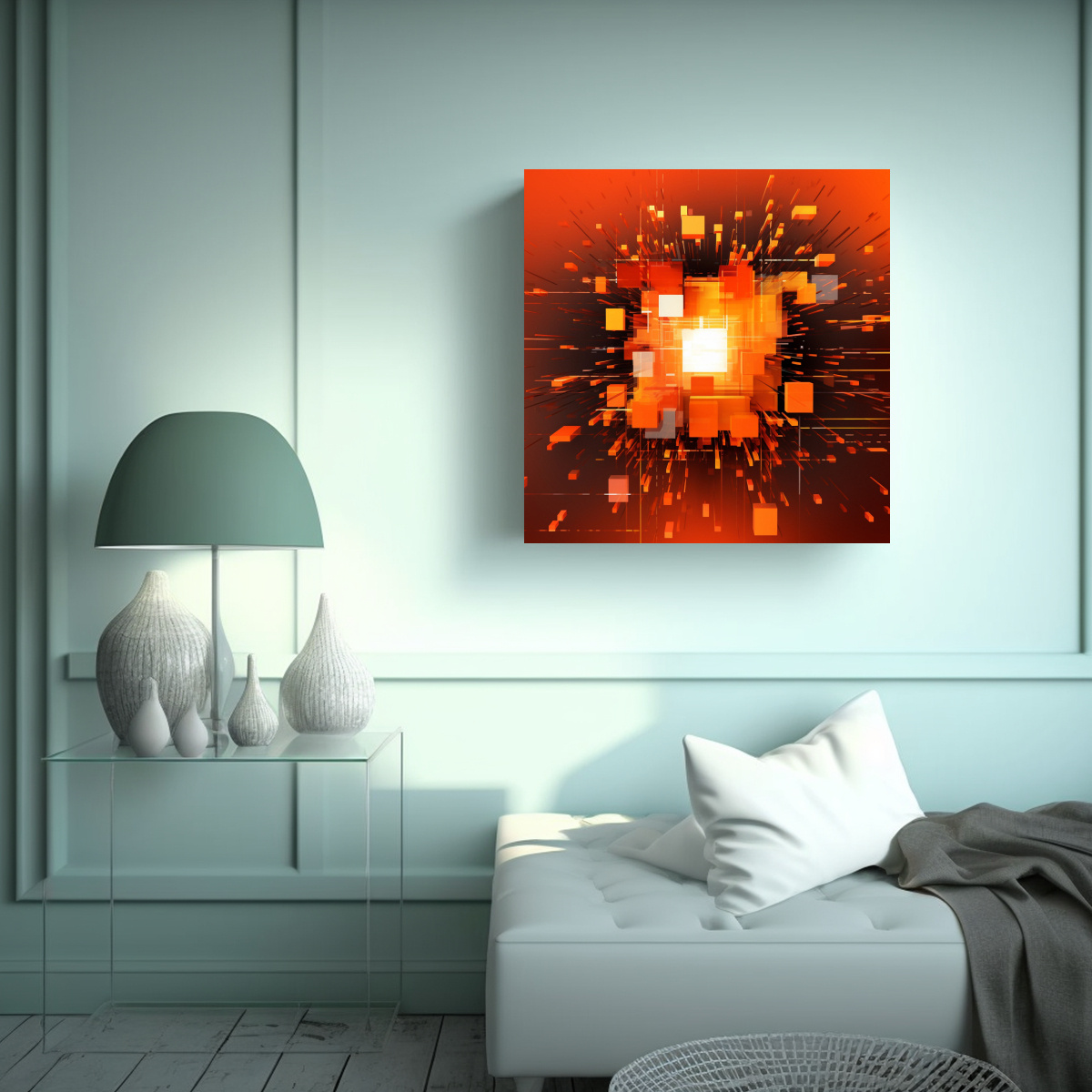 ARTE TEXTURA PINTURAS DECORATIVAS VIBRANTES Y 60X60 CM - 2