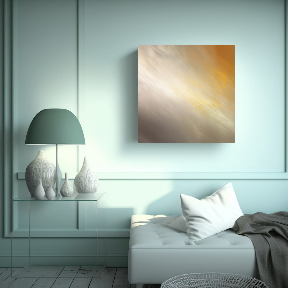 LIENZO DE TELA TONOS IMPACTO VISUAL SUAVE CON 60X60 CM - 2