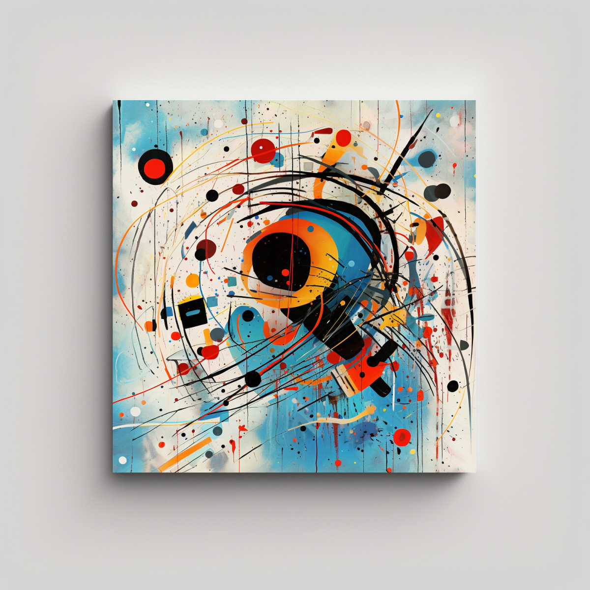 CUADRO DE DECORACIÓN MODERNA QUE COMBINA EL 50X50 CM - 1