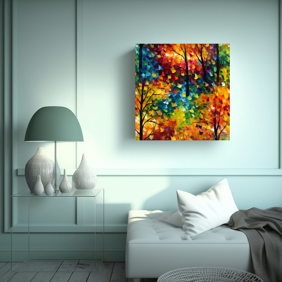 CUADRO IMPRESO NATURE MINATURE EXCLUSIVO DE 70X70 CM - 2