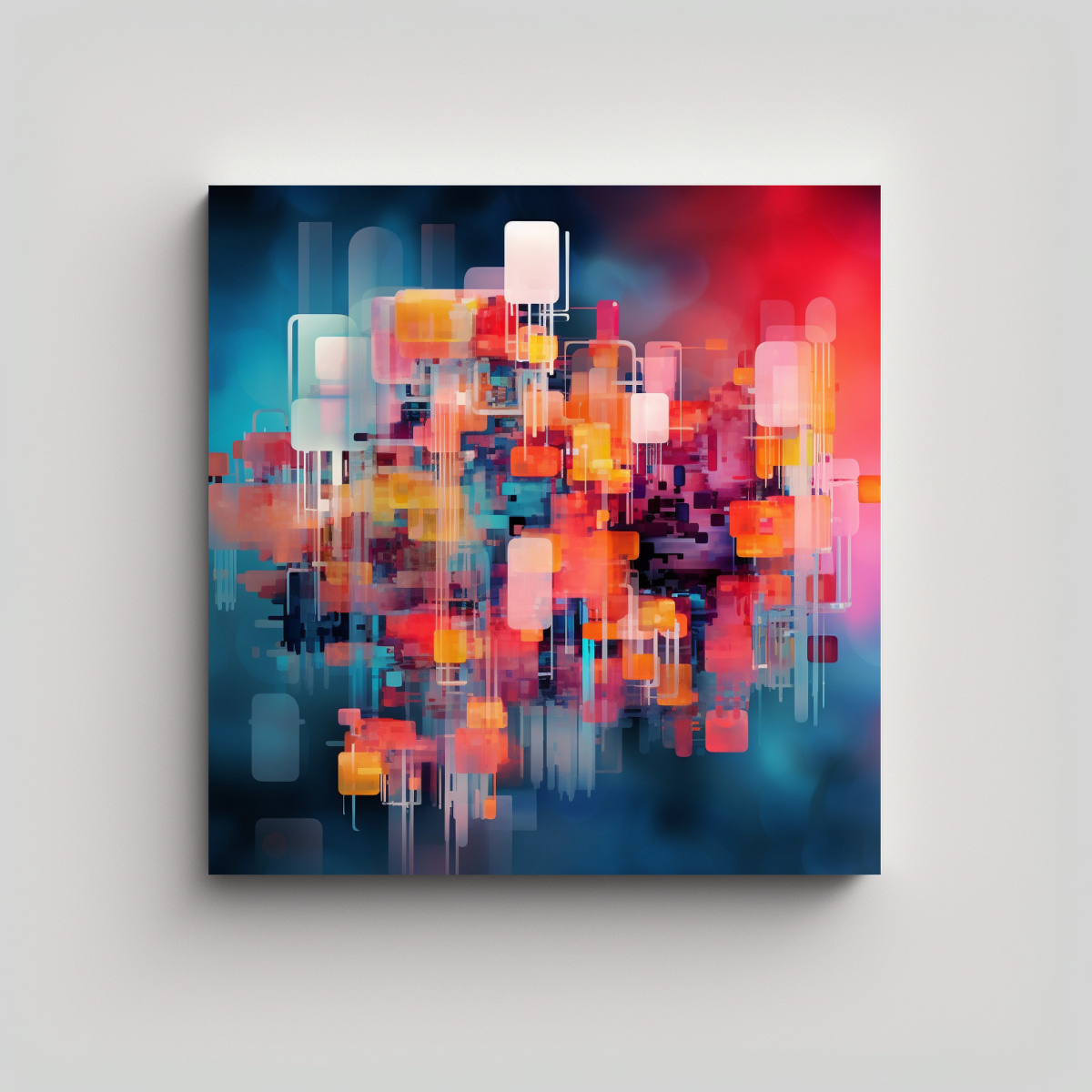 LIENZO TONOS NATURALEZA VIVA: TESOROS DE DATOS 70X70 CM - 1