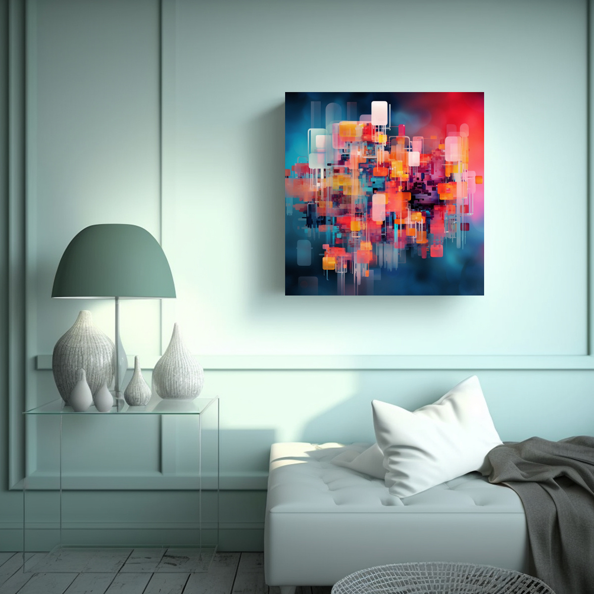 LIENZO TONOS NATURALEZA VIVA: TESOROS DE DATOS 70X70 CM - 2