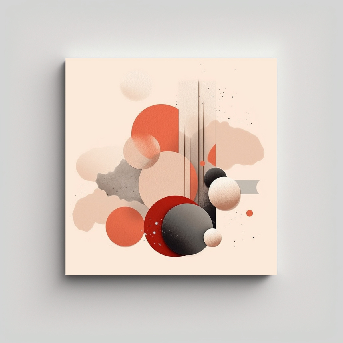 CUADROS DECORATIVOS LIENZO CONCEPTUAL CUADROES 90X90 CM - 1