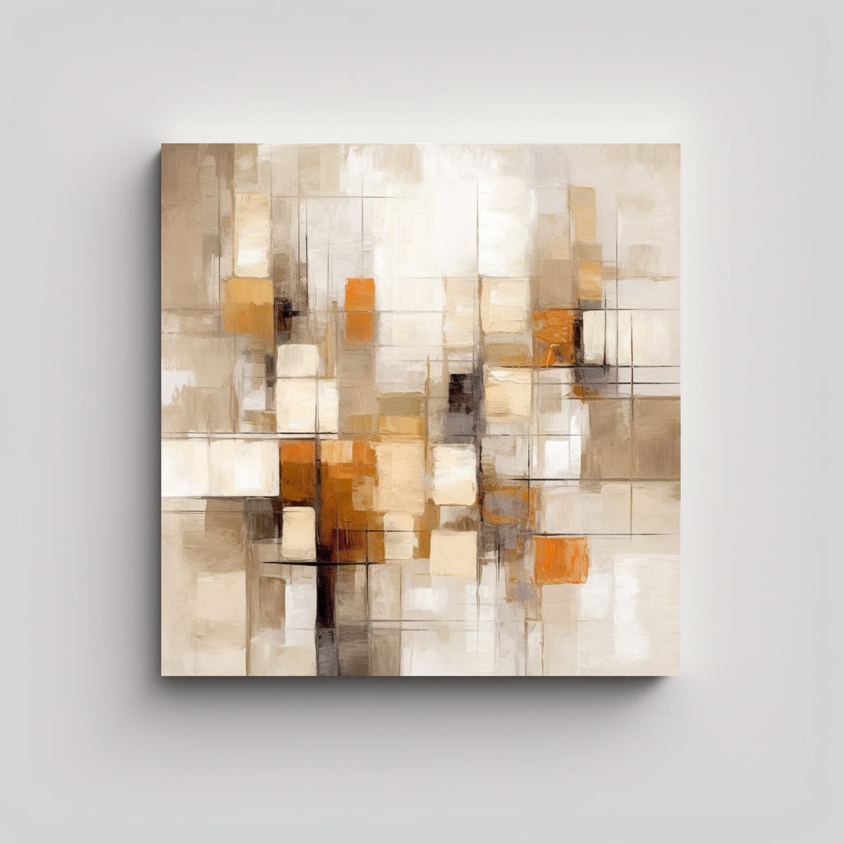 PINTURAS ABSTRACTAS MODERNAS EN BASTIDOR CON 100X100 CM - 1