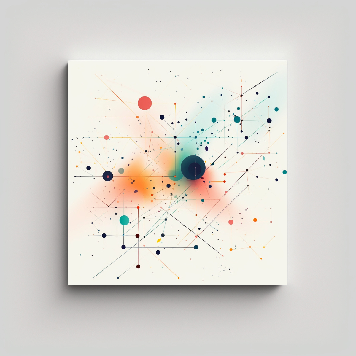 PINTURAS DECORATIVAS EN BASTIDOR CON ELEGANTE 60X60 CM