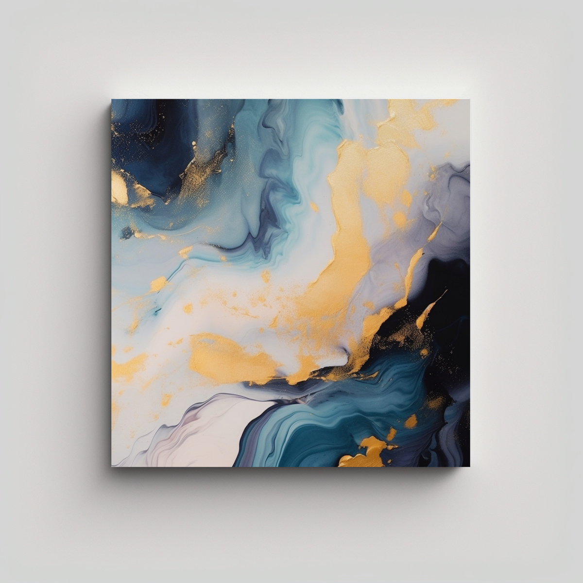 LIENZO DE TELA CON TEXTURA INTENSA Y SUAVIDAD 40X40 CM - 1