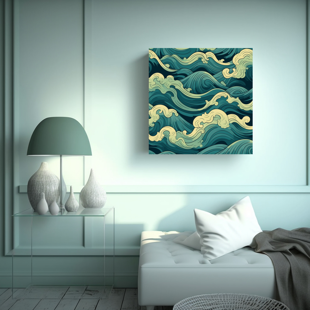 PINTURAS DECORATIVAS CANVA CREATIVA LUMINOSA: 70X70 CM - 2