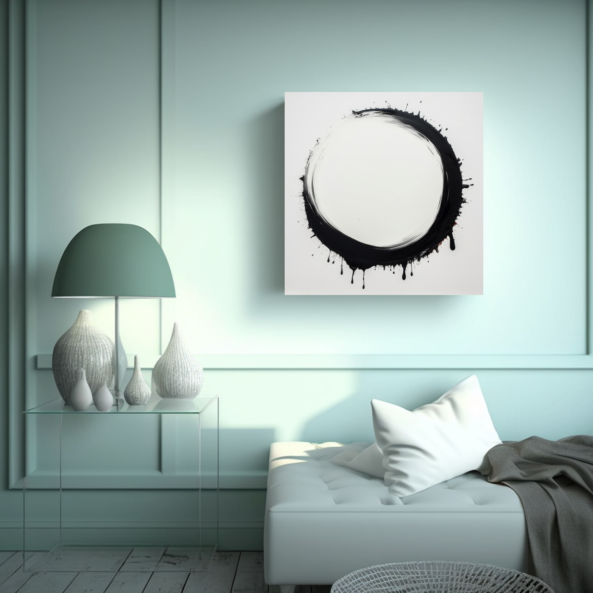 CUADRO MINIMALISTA PINTURA LIENZO FOTOGRAFÍA 70X70 CM - 2