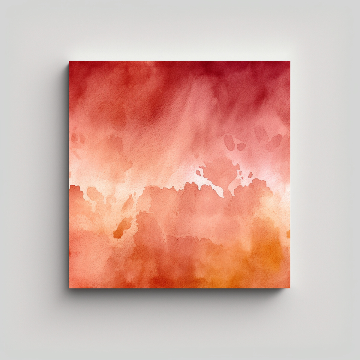 CUADRO LIENZO MODERNO EXCLUSIVO TONOS ÓXIDO AGUA 60X60 CM - 1