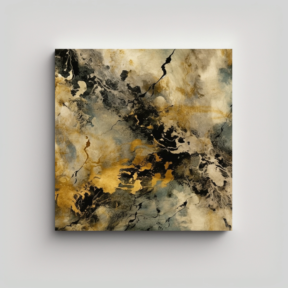 PINTURA DECORATIVA CANVA FORMA AMBIENTE CON 40X40 CM - 1