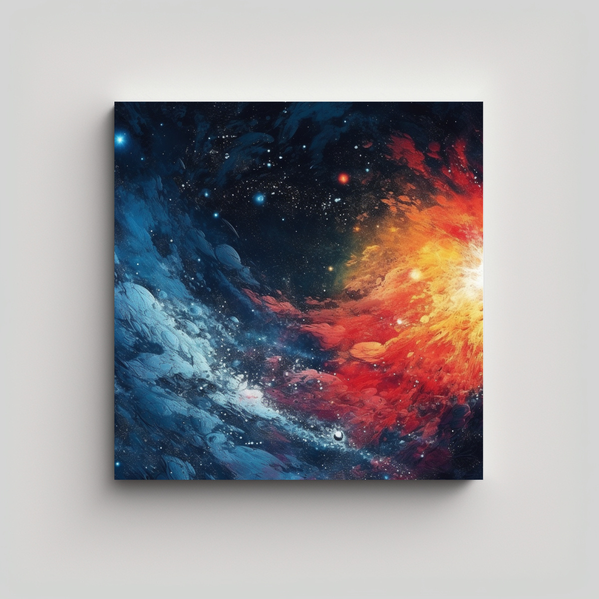 PINTURAS DECORATIVAS DE ARTE ABSTRACTO DEL 50X50 CM - 1