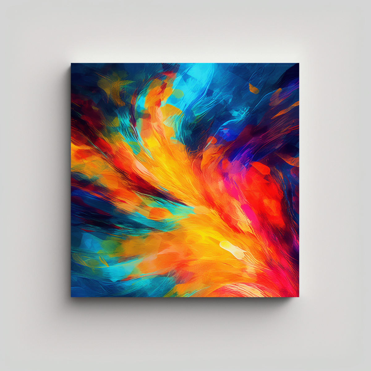 TELA PATRON INTENSA HABITACIÓN LOBO ABSTRACCIÓN 30X30 CM - 1