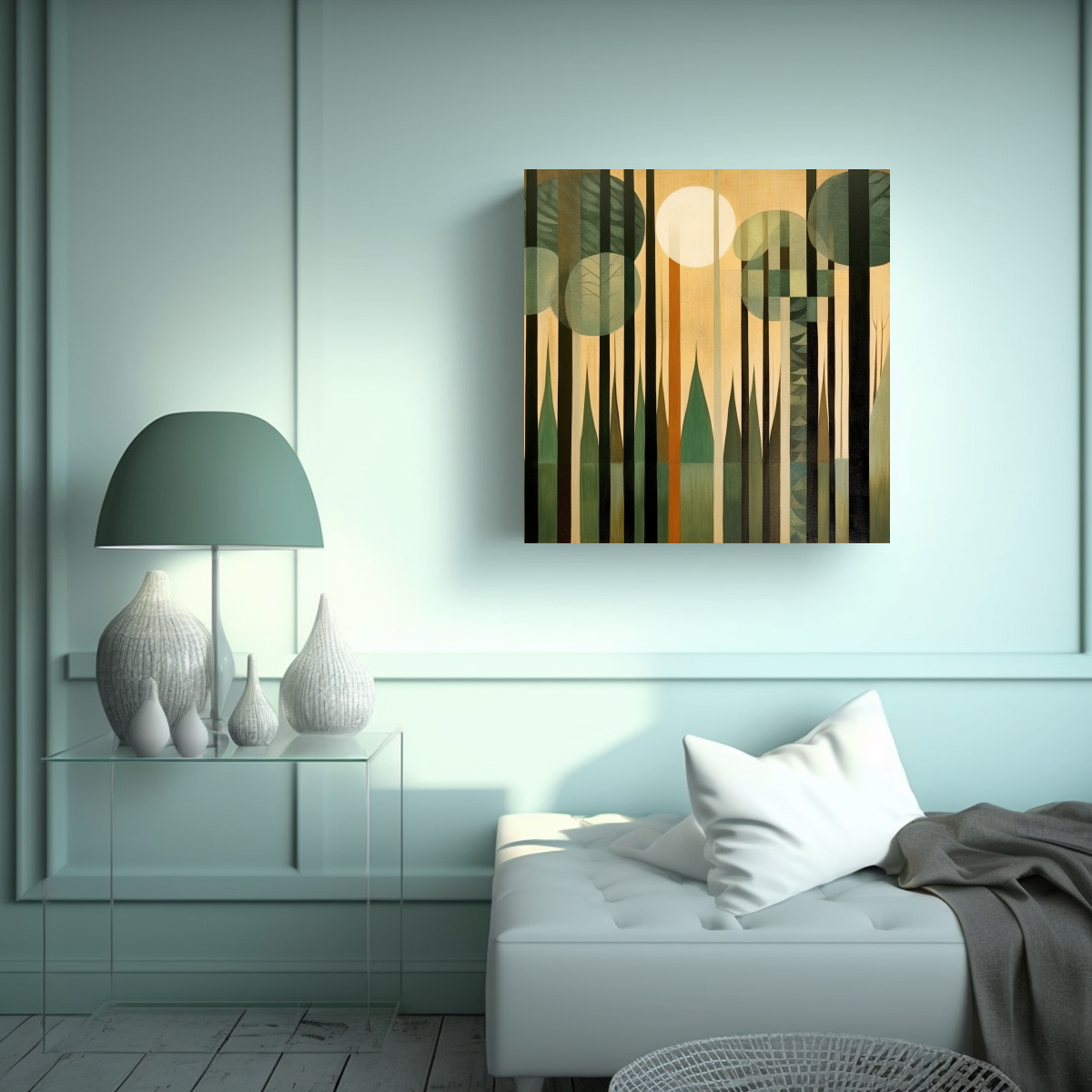 CUADRO ESTILO GALERÍA: EFECTO VISUAL 85 40X40 CM - 2