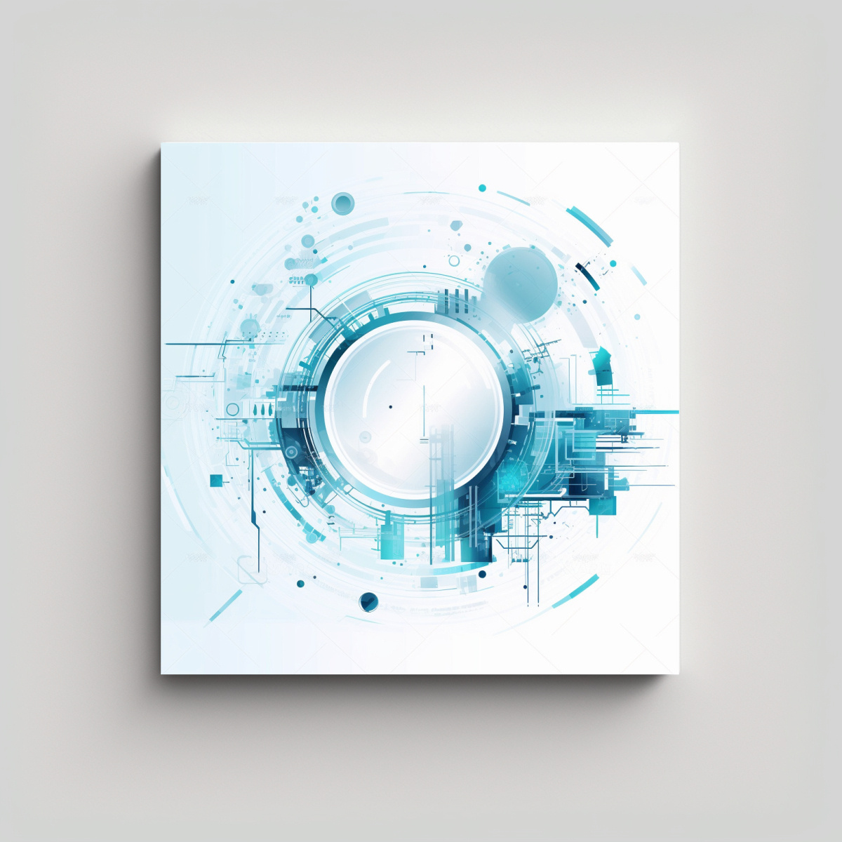 PINTURA DECORATIVA EN COLORES MINIMALISTAS 30X30 CM - 1