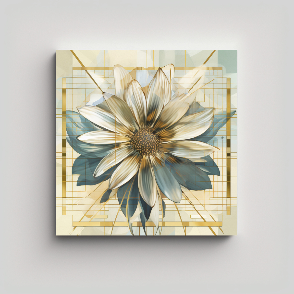 VISIÓN FUTURISTA DAISY METÁLICA DECORATIVO 80X80 CM - 1
