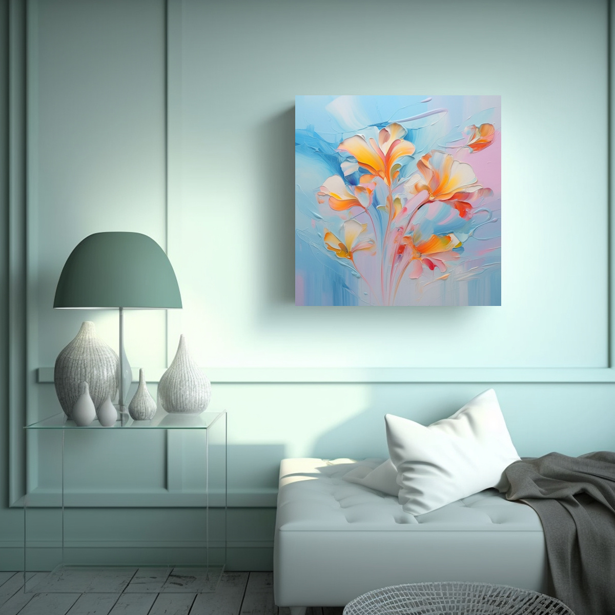 CUADROS DECORATIVOS CANVA TONOS ESTRELLADOS 90X90 CM - 2