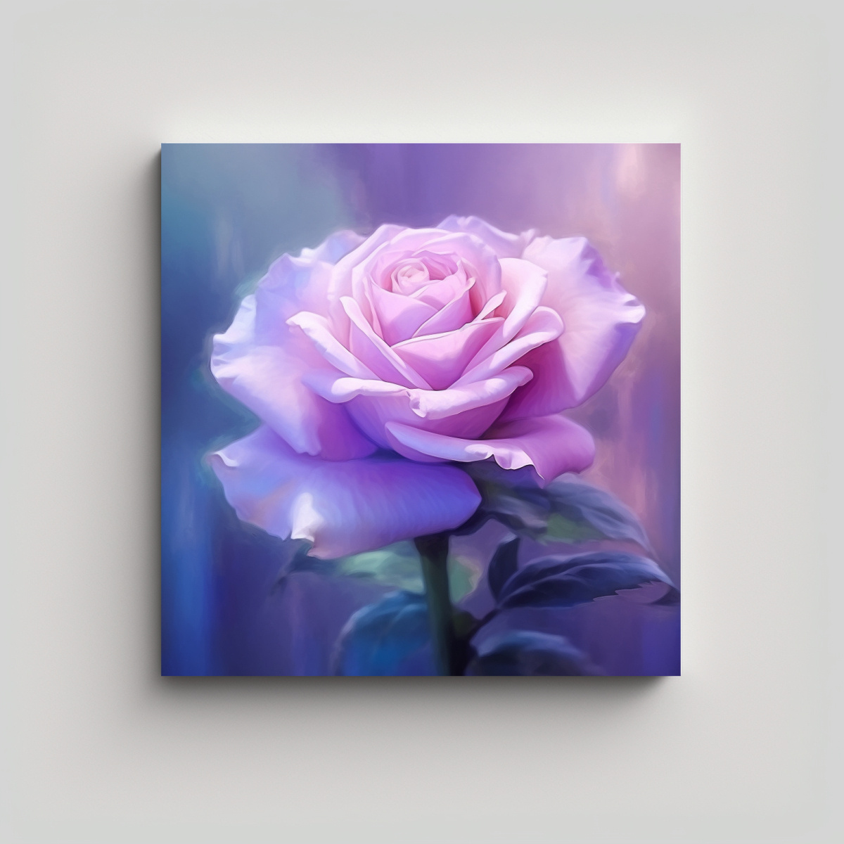 ARTE DIGITAL DE PARED ROSA MORADA DISEÑO 80X80 CM - 1