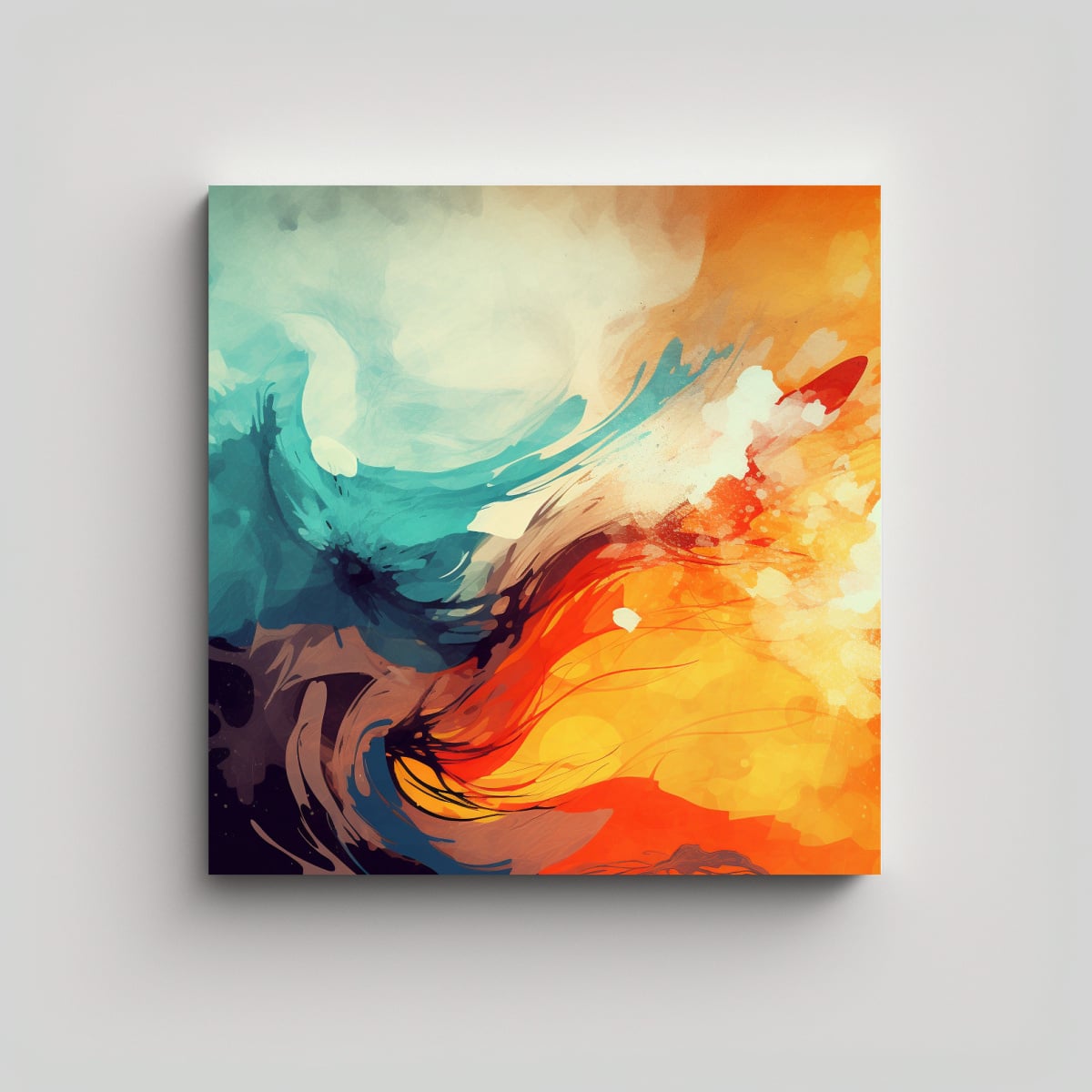 FONDO ABSTRACTO RELIEVE DECORATIVO PARA CITAS 60X60 CM - 1