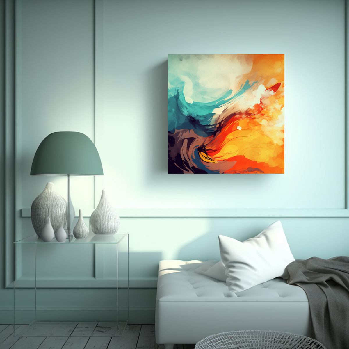 FONDO ABSTRACTO RELIEVE DECORATIVO PARA CITAS 60X60 CM - 2