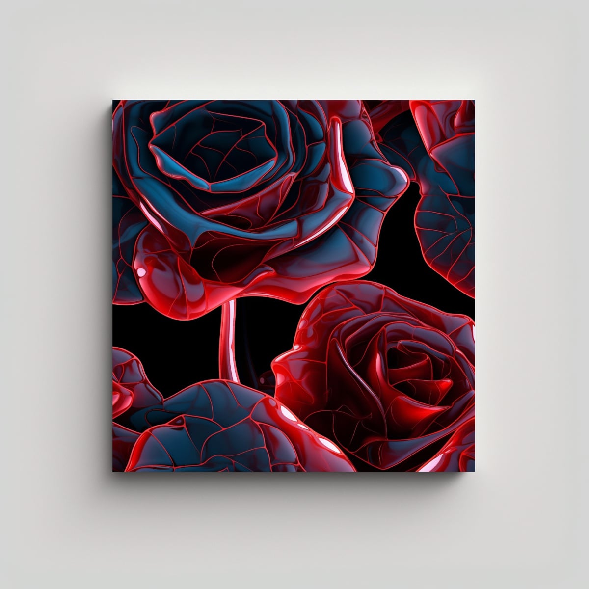 CANVA INSPIRADOR ESPACIO ESTILO GLASSMORPH ROSA 20X20 CM - 1