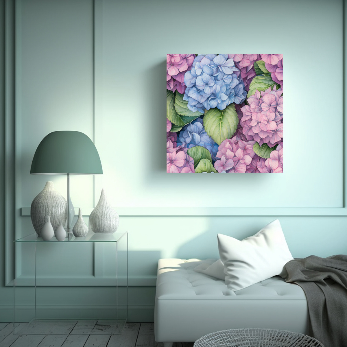 ARTE DECORATIVO VANGUARDIA CLÁSICO FLORES 50X50 CM - 2