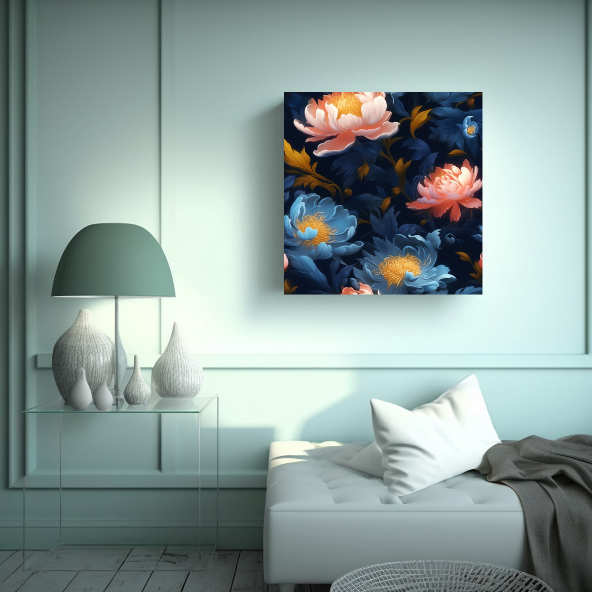 ARMONÍA DE COLORES: COMPOSICIÓN ESTILO GALERÍA 100X100 CM - 2